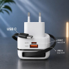 QOLTEC ŁADOWARKA SIECIOWA GAN 65W | USB-C PD PPS | 5-20V | 3-3.25A-25735963