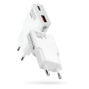 EVERACTIVE ŁADOWARKA SIECIOWA 1 X USB, 1 X USB-C QUICK CHARGE 3.0 20W SUPER SLIM BIAŁA SC-340Q-25735978