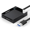 Czytnik kart pamięci Ugreen CR125 SD / micro SD / CF / MS z kablem USB 3.0 0.5m - czarny