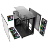 RAMPAGE OBUDOWA PC ZE SZKŁEM HARTOWANYM SEALITE 7X WENTYLATOR ARGB PWM BLACK-25749187