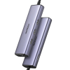 HUB Ugreen CM512 15598 6w1 USB-C - 3x USB-A 3.0 / HDMI / RJ45 / USB-C PD - szary-25756165
