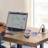 HUB Ugreen CM512 15598 6w1 USB-C - 3x USB-A 3.0 / HDMI / RJ45 / USB-C PD - szary-25756172