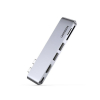 HUB Ugreen CM380 2xUSB C - HDMI/2xUSB 3.0/SDTF/USB C PD - szary