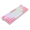 REDRAGON K617-RGB Fizz RGB White/Pink klawiatura USB Różowy, Biały-25756554