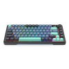 REDRAGON K724GBG-RGB-PRO Behemoth klawiatura USB + RF Wireless + Bluetooth Szary, Niebieski-25756709