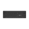 NATEC KLAWIATURA TANG US BEZPRZEWODOWA BT + 2.4GHZ CICHA SLIM CZARNA