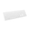 NATEC KLAWIATURA TANG US BEZPRZEWODOWA BT + 2.4GHZ CICHA SLIM BIAŁA-25756986