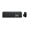 Logitech Master MX Keys S Combo for Mac klawiatura Dołączona myszka Dom/Biuro RF Wireless + Bluetooth QWERTY Amerykański międzynarodowy Aluminium, Cza