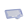 Logitech Pop Icon Combo klawiatura Dołączona myszka Uniwersalne Bluetooth QWERTY Turecki Liliowy, Biały-25757064