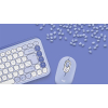 Logitech Pop Icon Combo klawiatura Dołączona myszka Uniwersalne Bluetooth QWERTY Turecki Liliowy, Biały-25757066
