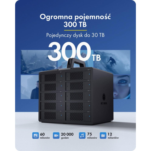 Obudowa IB-3710-C31 10xHDD 2,5