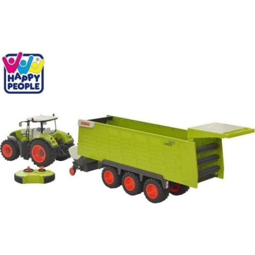 Happy People Traktor Claas Axion R/C z przyczepą Cargos-25703590