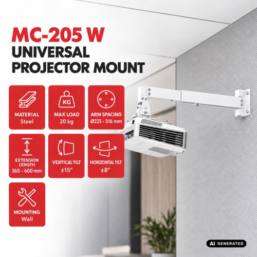 Uchwyt naścienny do projektora MC-205 W-25703745