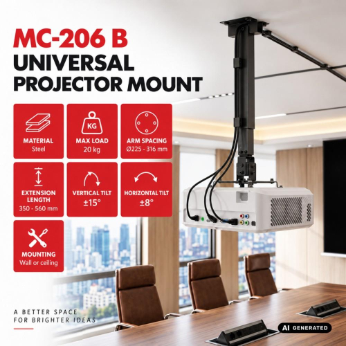 Uchwyt do projektora uniwersalny MC-206 B-25703756