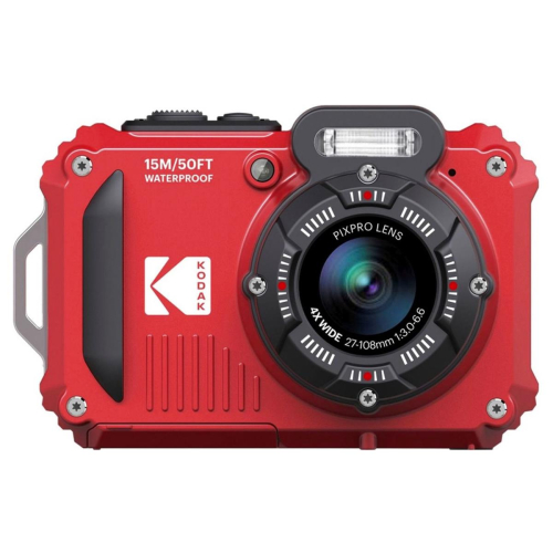 Kodak PIXPRO WPZ2 1/2.3" Kompaktowy aparat fotograficzny 16,76 MP BSI CMOS 4608 x 3456 px Czerwony