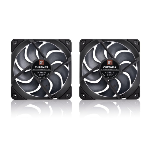 Noctua NF-A12x25 G2 PWM Sx2-PP chromax.black Obudowa komputera Wentylator 12 cm Czarny 2 szt.-25720760