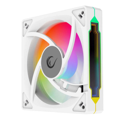RAMPAGE WENTYLATOR DO OBUDOWY 120MM 1800RPM INFINITE LOOP ARGB WHITE PWM-25720876