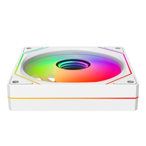 RAMPAGE WENTYLATOR DO OBUDOWY 120MM 1800RPM INFINITE LOOP ARGB WHITE PWM-25720878