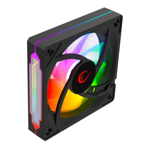 RAMPAGE WENTYLATOR DO OBUDOWY 120MM 1800RPM INFINITE LOOP ARGB BLACK PWM-25720885