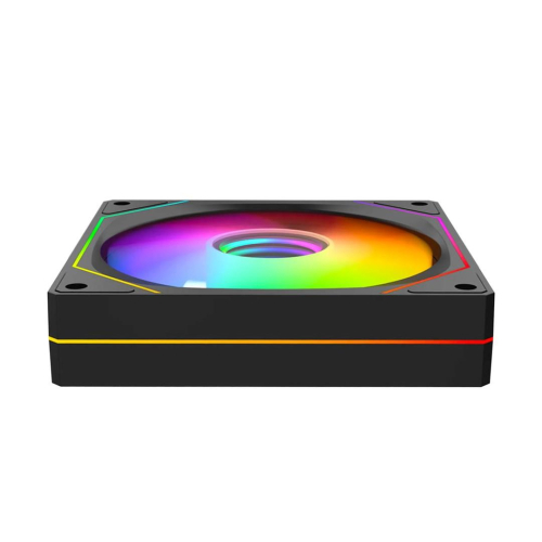 RAMPAGE WENTYLATOR DO OBUDOWY 120MM 1800RPM INFINITE LOOP ARGB BLACK PWM-25720886