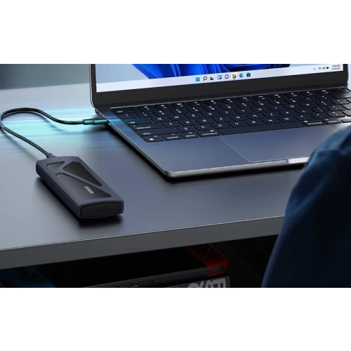 Obudowa Ugreen CM578 15512 na dysk M.2 NVMe 10Gbps - czarna + kabel USB-C / USB-A + kabel USB-C / USB-C-25722686