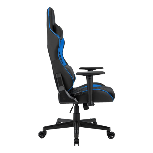 SENSE7 Fotel Fotel gamingowy Wiaderko (kołyska) siedzisko Czarny, Niebieski-25725727