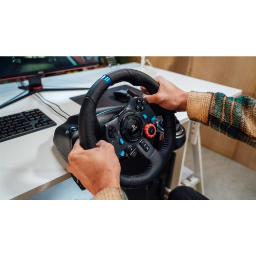 Logitech G 941-000113 kontroler gier Czarny USB Kierownica + pedały Analogowa/Cyfrowa PC, PlayStation 4, PlayStation 5,