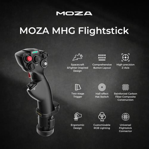 MOZA MHG Flight Stick Drążek sterowniczy-25726221