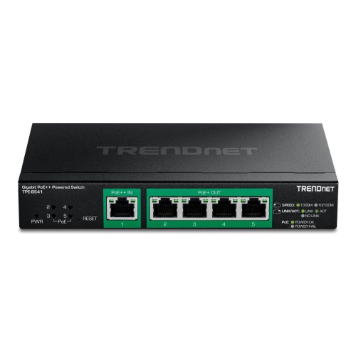 Przełącznik Trendnet TPE-B541, Zarządzany, Gigabit Ethernet, Pełny dupleks, PoE, Możliwość montażu na ścianie