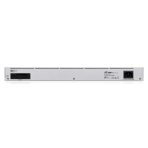 Ubiquiti UniFi Pro 24-Port PoE Zarządzany L2/L3 Gigabit Ethernet (10/100/1000) Obsługa PoE 1U Srebrny-25731241