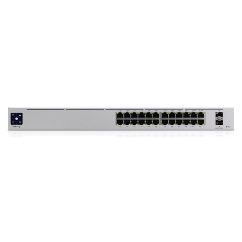 Ubiquiti UniFi Pro 24-Port PoE Zarządzany L2/L3 Gigabit Ethernet (10/100/1000) Obsługa PoE 1U Srebrny