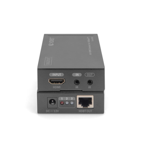 Extender HDMI do 70m po Cat.5e UHDHDBaseT 4K 30Hz 3D HDCP 2.2 z IR, audio (zestaw)-25735089