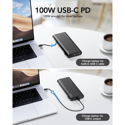 VEGER TC130 bank mocy Litowo-jonowa (Li-Ion) 25000 mAh Czarny-25735522