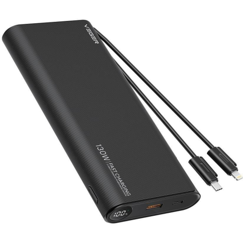 VEGER TC130 bank mocy Litowo-jonowa (Li-Ion) 25000 mAh Czarny