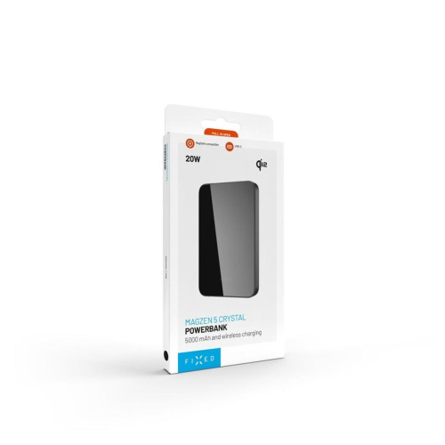 FIXED FIXZENMC-5-BK bank mocy Litowo-polimerowy (LiPo) 5000 mAh Bezprzewodowe ładowanie Czarny-25735596