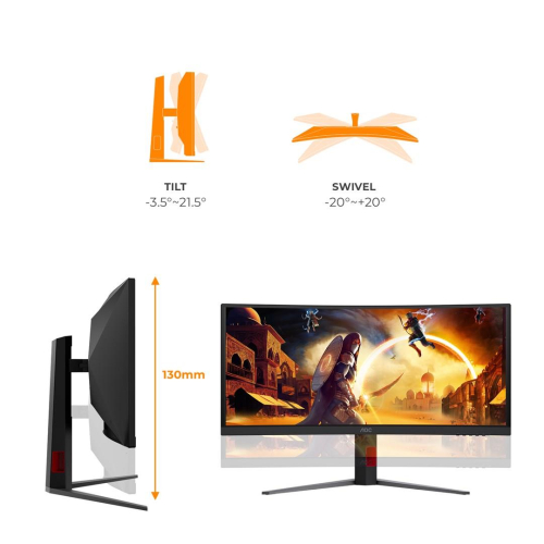 AOC G4 CU34G4CAP monitor komputerowy 86,4 cm (34