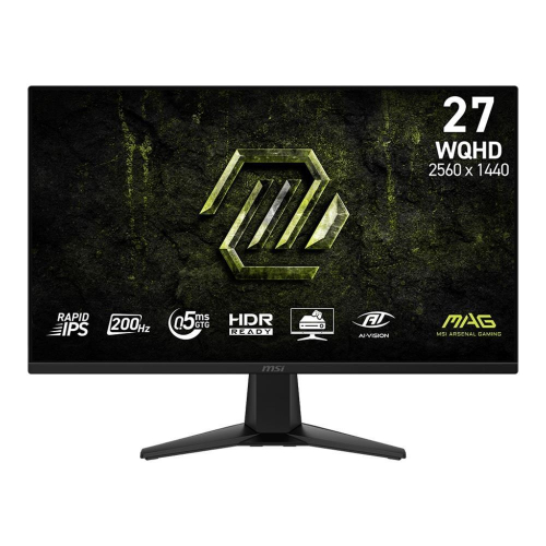 MSI MAG 275QF E20 monitor komputerowy 68,6 cm (27") 2560 x 1440 px Wide Quad HD LCD Czarny