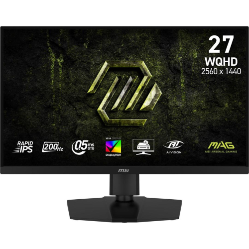 MSI MAG 274QPF E20 monitor komputerowy 68,6 cm (27") 2560 x 1440 px Wide Quad HD LCD Czarny