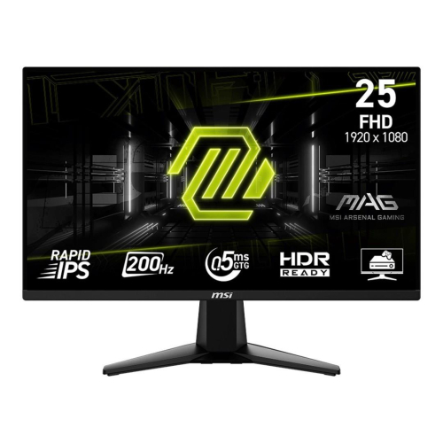 MSI MAG 255F E20 monitor komputerowy 62,2 cm (24.5") 1920 x 1080 px Full HD LCD Czarny