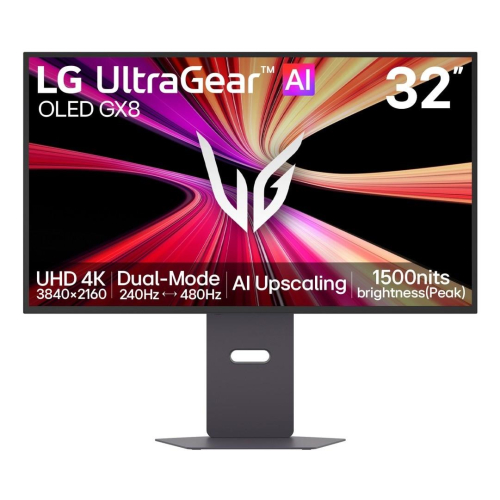 LG 32GX870B-B.AEU monitor komputerowy 81,3 cm (32") 3840 x 2160 px 4K Ultra HD OLED Czarny