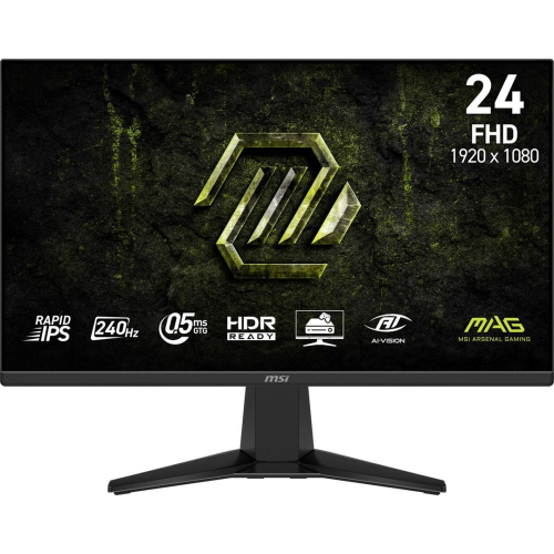 MSI MAG 245F X24 monitor komputerowy 60,5 cm (23.8") 1920 x 1080 px Full HD LCD Czarny