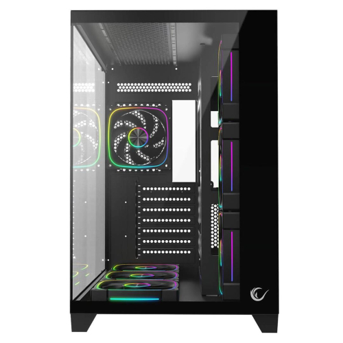 RAMPAGE OBUDOWA PC ZE SZKŁEM HARTOWANYM SEALITE 7X WENTYLATOR ARGB PWM BLACK-25749182