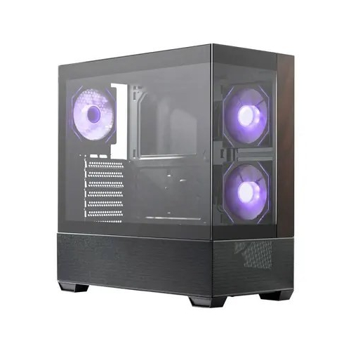 Cooler Master Elite 690 Wood Midi Tower Czarny-25749250