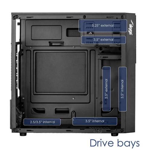 AKYGA OBUDOWA MICRO TOWER ATX PORT USB C AK19BK-25749291