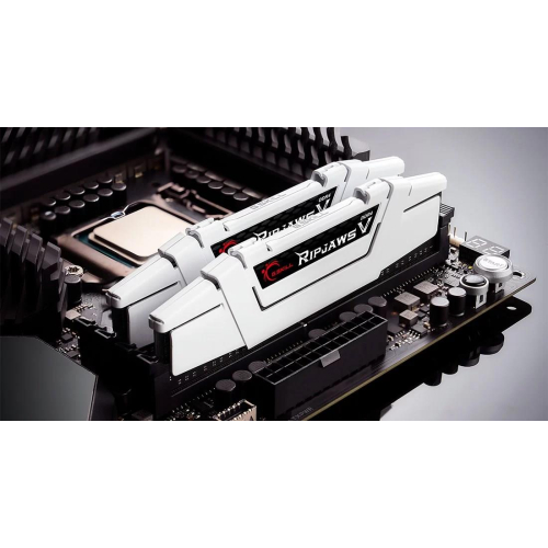 G.SKILL RIPJAWSV DDR4 2X16GB 3200MHZ CL16 XMP2 WHITE F4-3200C16D-32GVW-25754300