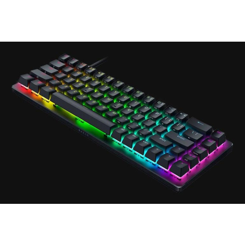 Razer Huntsman V3 HE Magnetic Mini 65% 8KHz klawiatura Gaming USB QWERTY Angielski Czarny