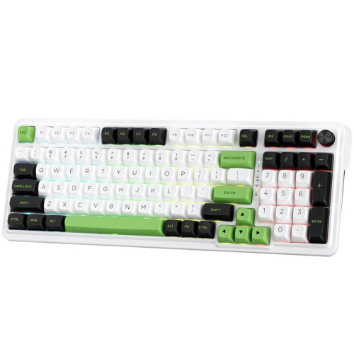 REDRAGON K686WBG-RGB-MAX Eisa Max klawiatura USB + RF Wireless + Bluetooth Biały, Czarny-25756525