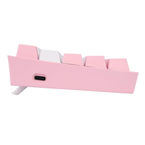 REDRAGON K617-RGB Fizz RGB White/Pink klawiatura USB Różowy, Biały