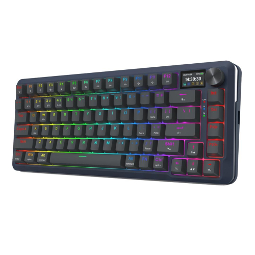 REDRAGON K708-RGB-PRO FLEKACT klawiatura USB + RF Wireless + Bluetooth Czarny-25756617