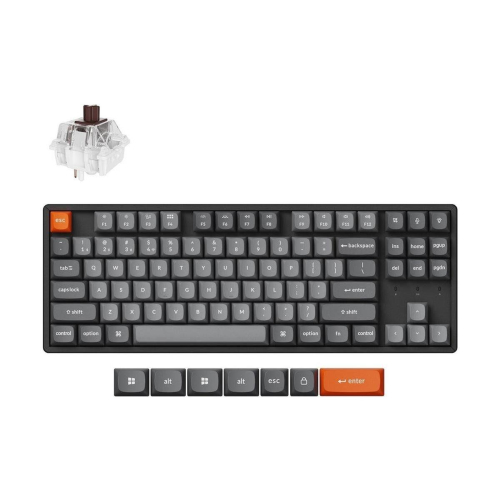 Keychron K8 Max klawiatura Uniwersalne USB + RF Wireless + Bluetooth Czarny
